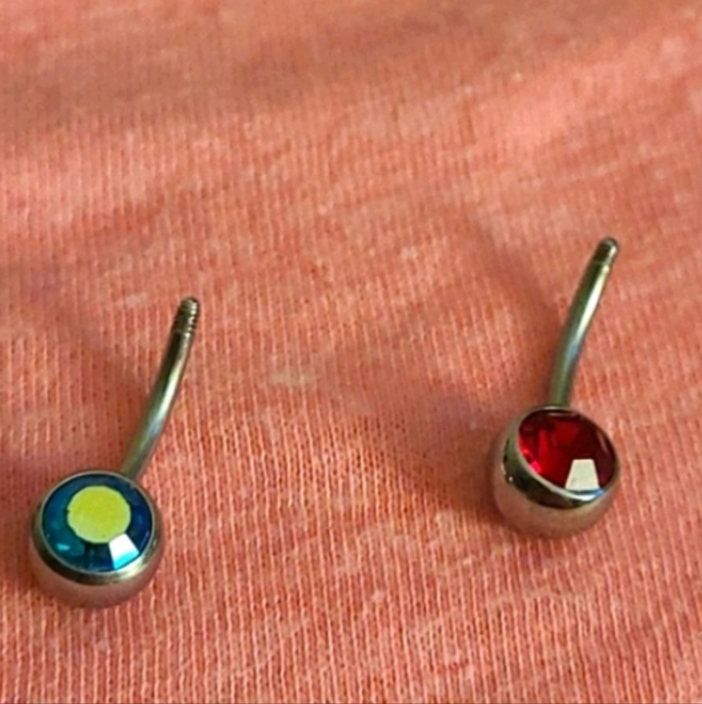 2 Belly Button Rings